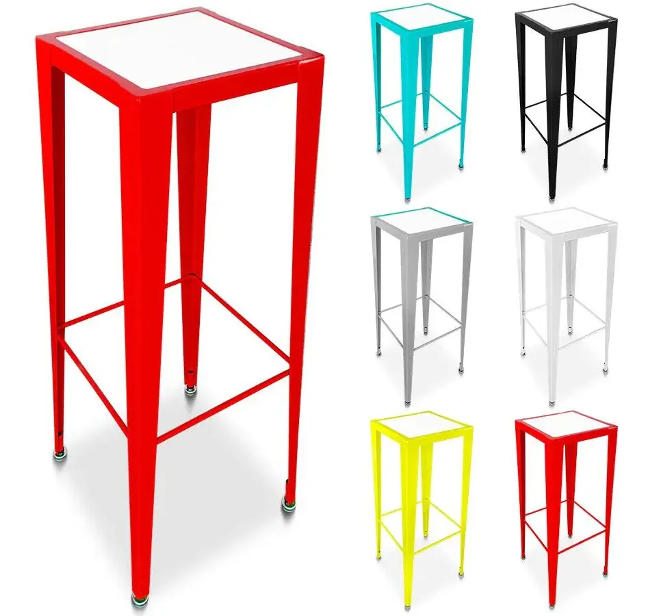 Banco Alto Jade Banqueta Alta Para Bar Cozinha Balcão Acabamento Da Estrutura Tratamento De Superfície E Pintura Epóxi Cor Vermelho