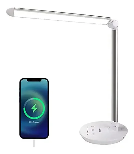 Lâmpada de mesa LED Ecoland, luminárias de mesa portáteis