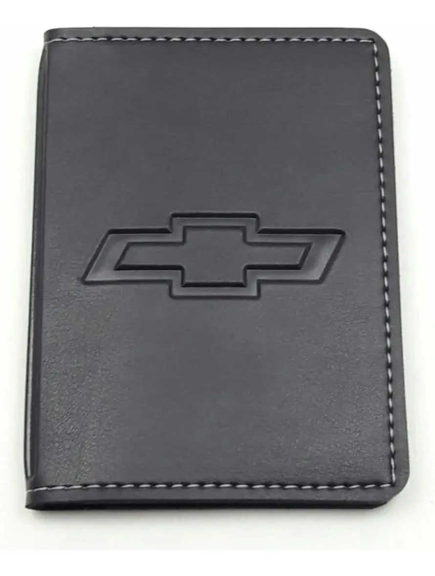 Carteira - Chevrolet - Porta Documento Cor Preto