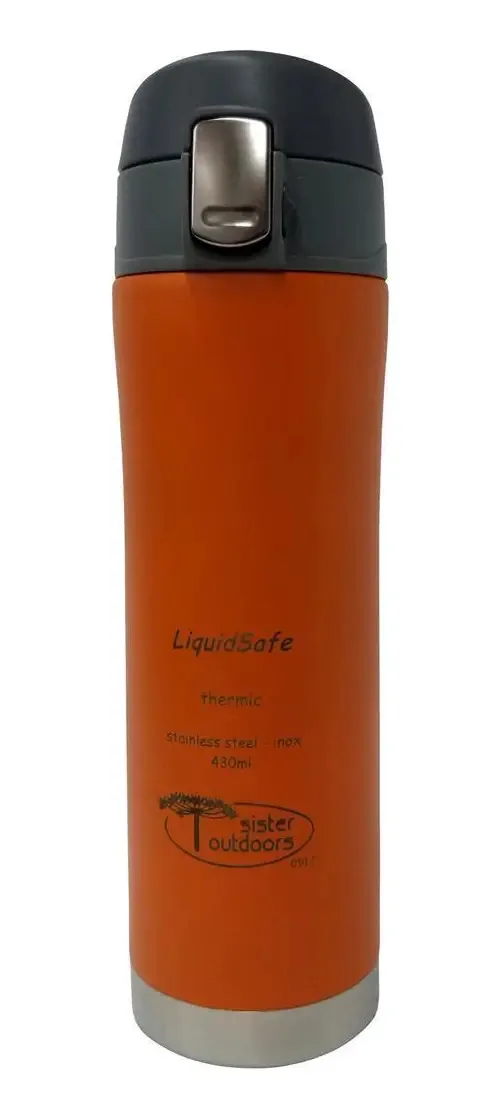 Mug Térmica Liquidsafe 430ml - Laranja