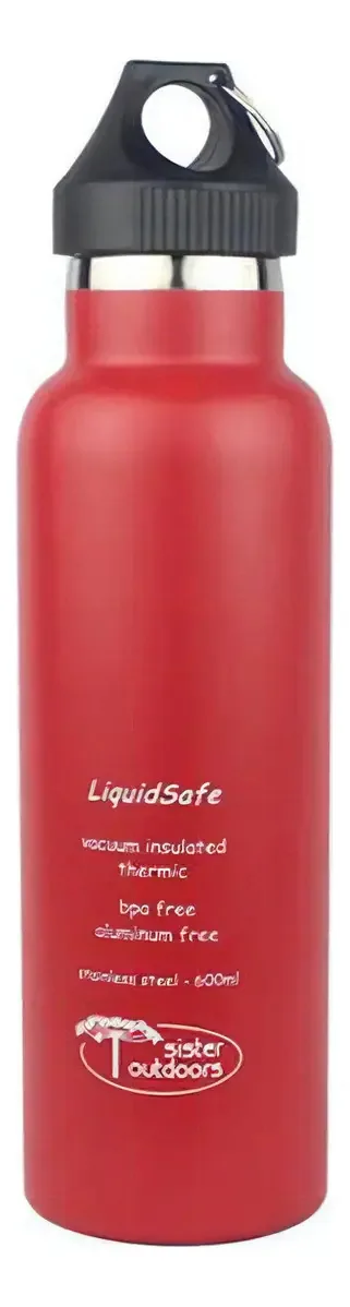 Cantil Térmico Liquidsafe 600ml - Vermelho
