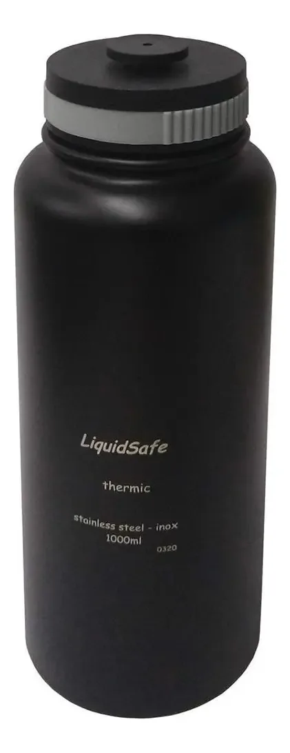 Cantil Térmico Liquidsafe 1l Boca Larga - Preto