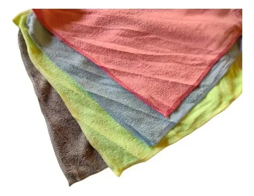 Pano para limpeza JS Pano de limpeza flanela água 4 u pacote x 4