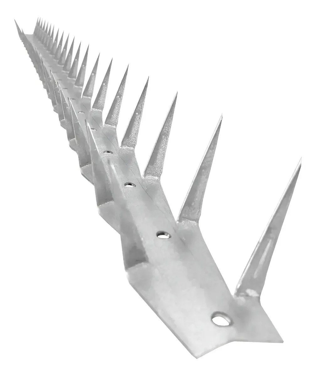 Lança Protetora Galvanizada para Muro Perimetral 5m Kit 5 Peças