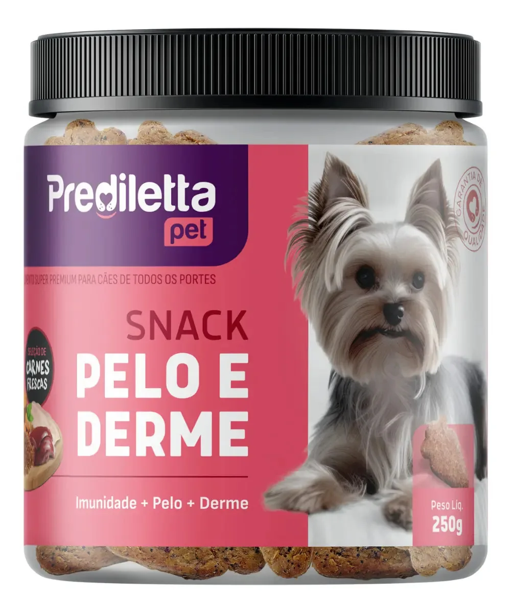 Pelo e Derme Suplemento 250g Prediletta para Cães