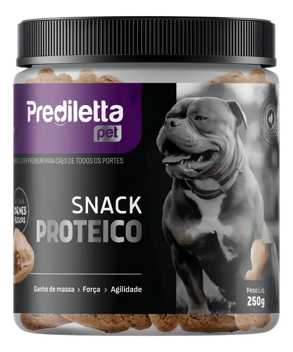 Suplemento Proteico Petisco Todas As Raças Para Cães 250g Prediletta