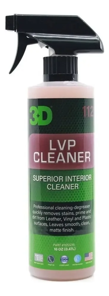 Limpador 3D Lvp Limpador de couro e plástico