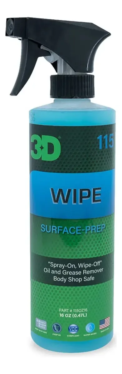 Preparação de superfície de revestimento 3D Clean D
