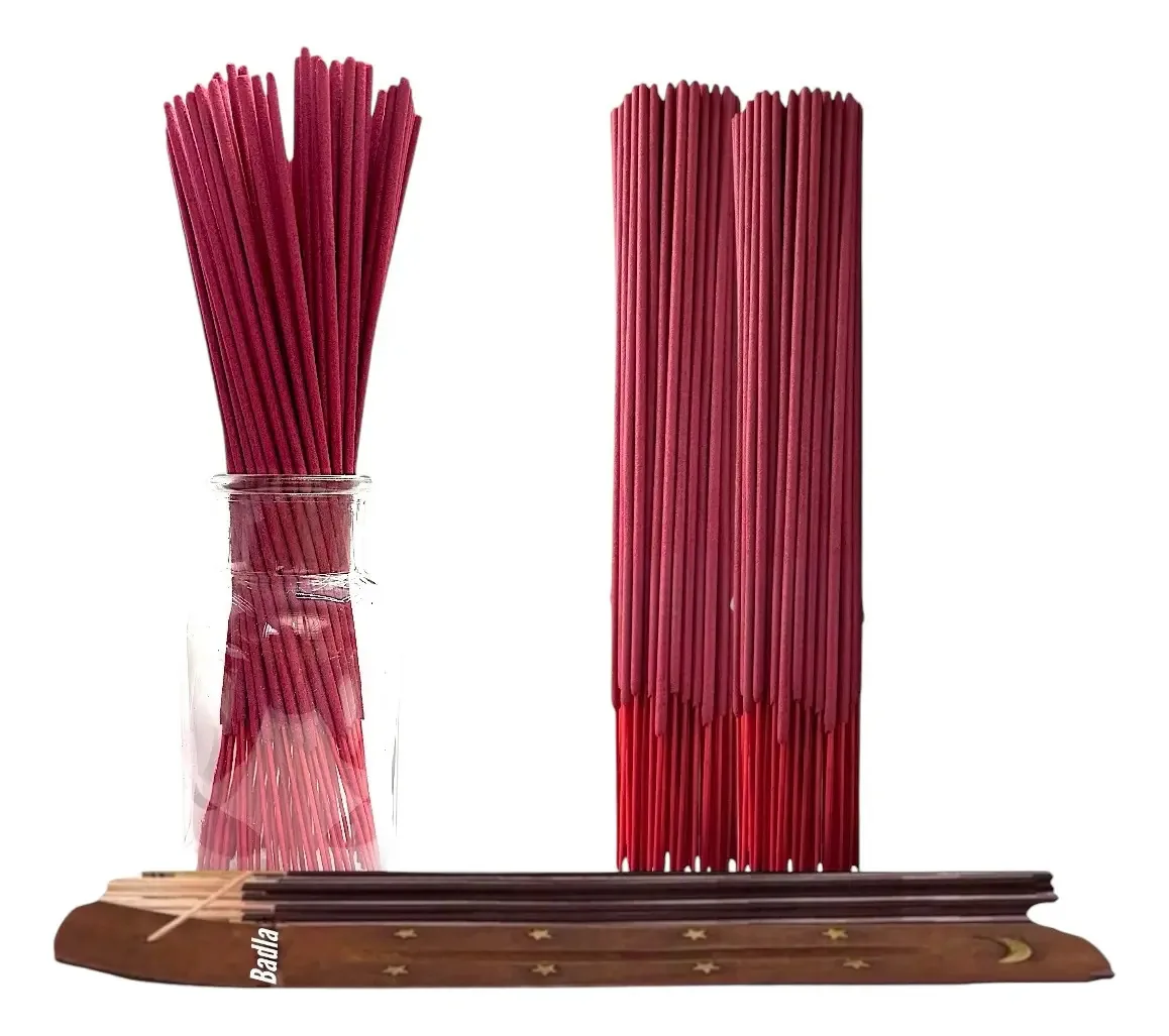 Venda por atacado de 100 palitos com porta-incenso, aromas, fragrância floral