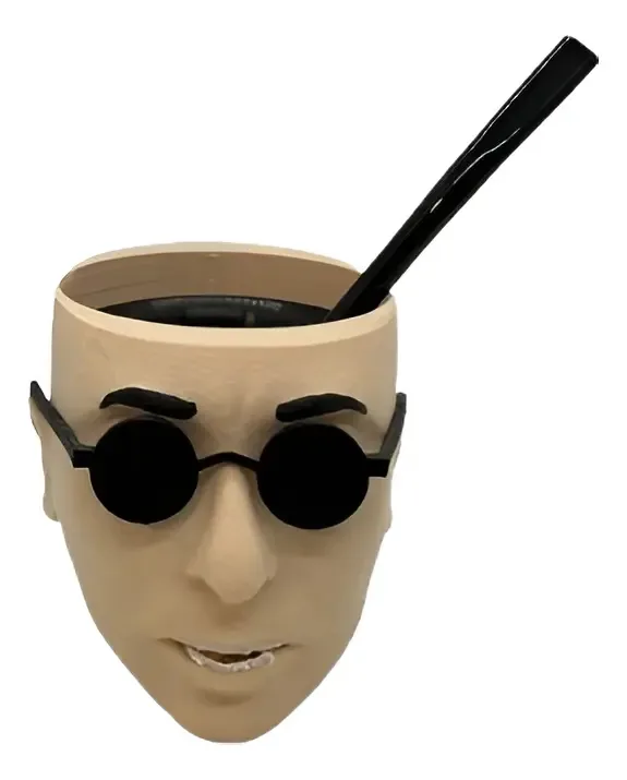 A impressão 3D Matte Indio Solari inclui lâmpadas redondas