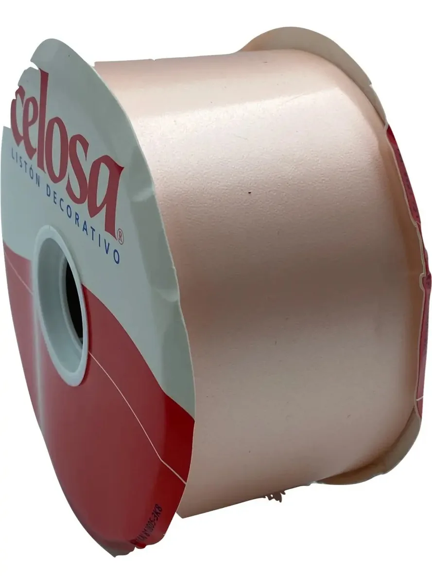 Fita decorativa Jealous Ribbon Fita decorativa de 7 cm 019-22 Rolo 91 Mts Cor 29 Melão