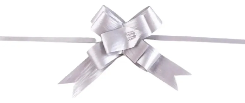 Fita simples de decoração simples Fita de fita 50 unidades Mini Jealous Silver Color