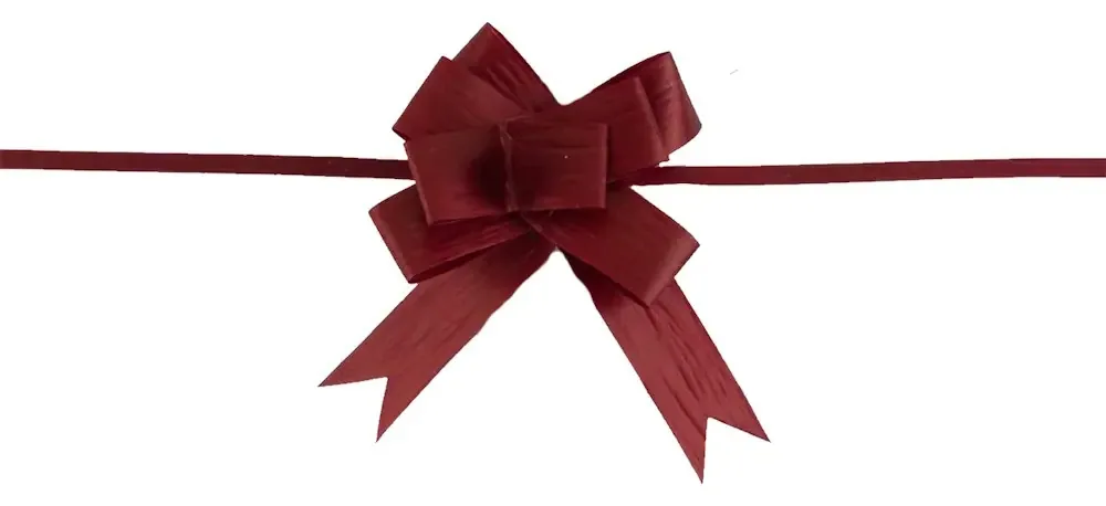 Fita de decoração de fita simples, 50 unidades, mini Jealous Wine Color