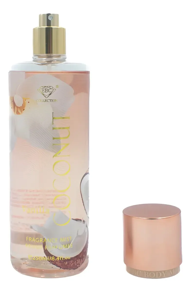 Perfume corporal de baunilha e coco Ebc Perfumes
