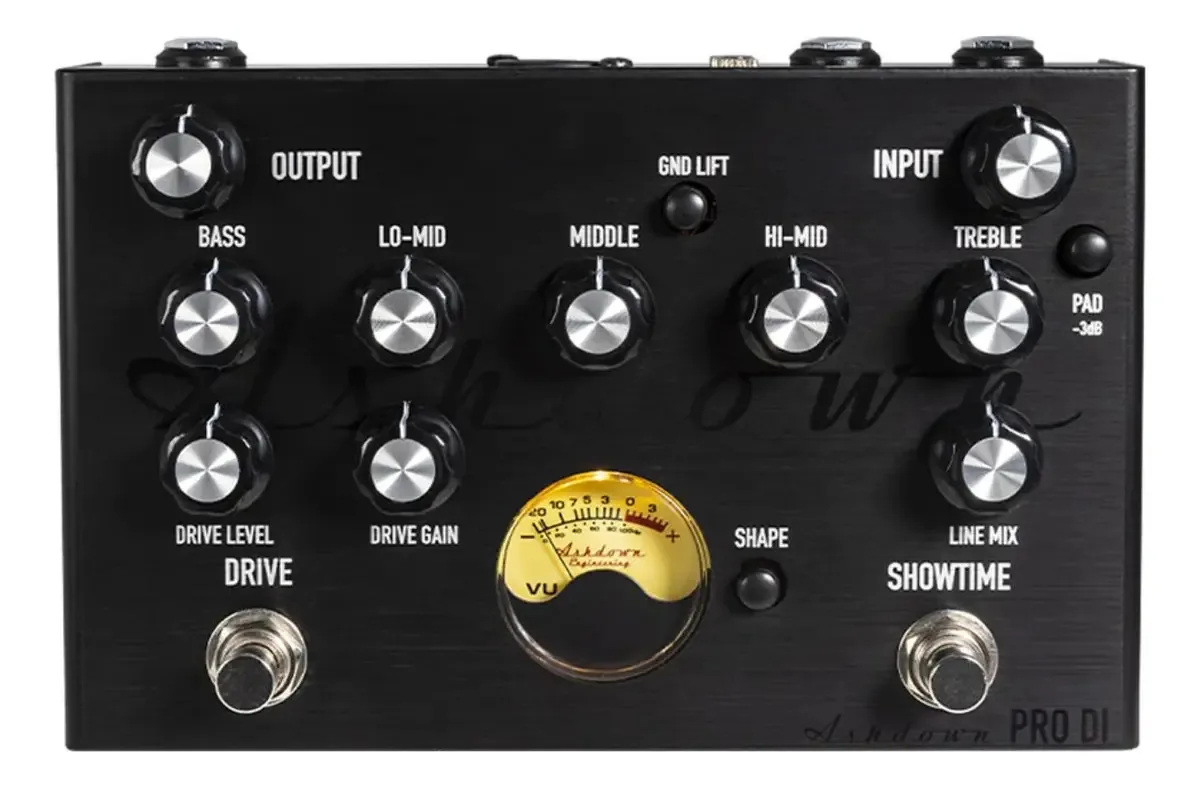 Pedal Pré Ampli Ashdown Pro Di Para Baixo