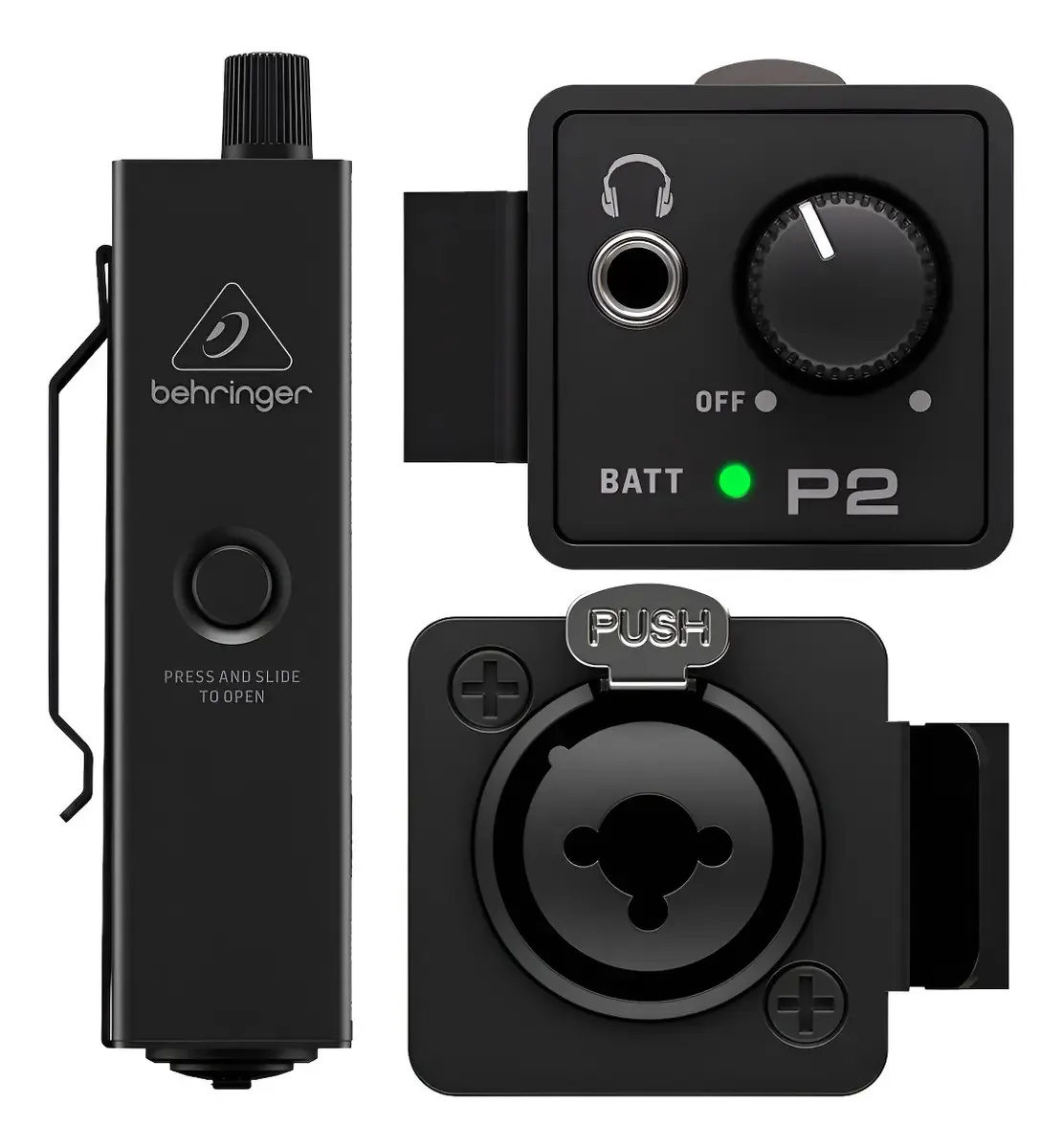 Amplificador de fone de ouvido Powerplay Behringer P2 Monitor In Ear