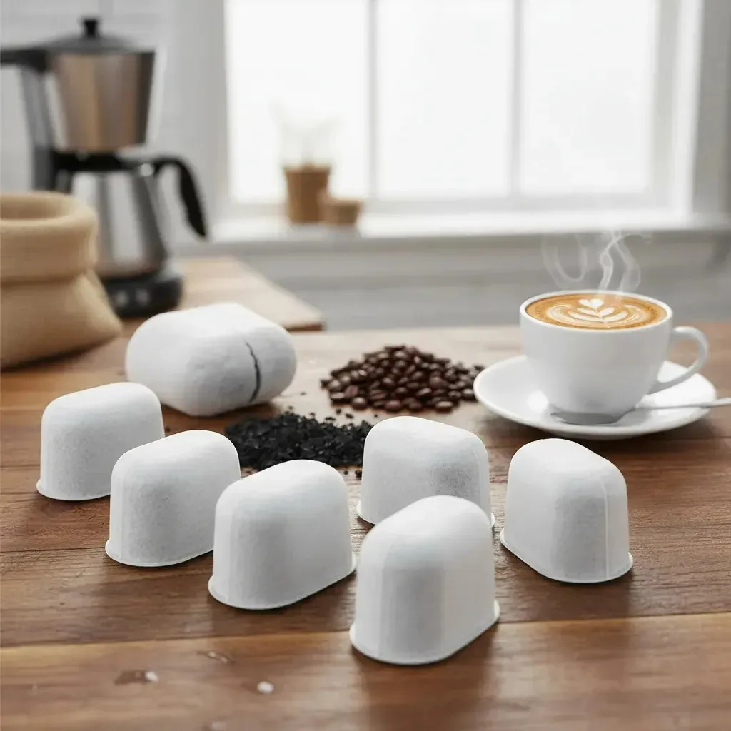 Filtros de íon Savefree® Premium para cafeteira Breville Bwf 100 - pacote com 12 filtros reutilizáveis Filtros de água para cafeteira Kit de filtro de cartucho de filtro de água de carbono