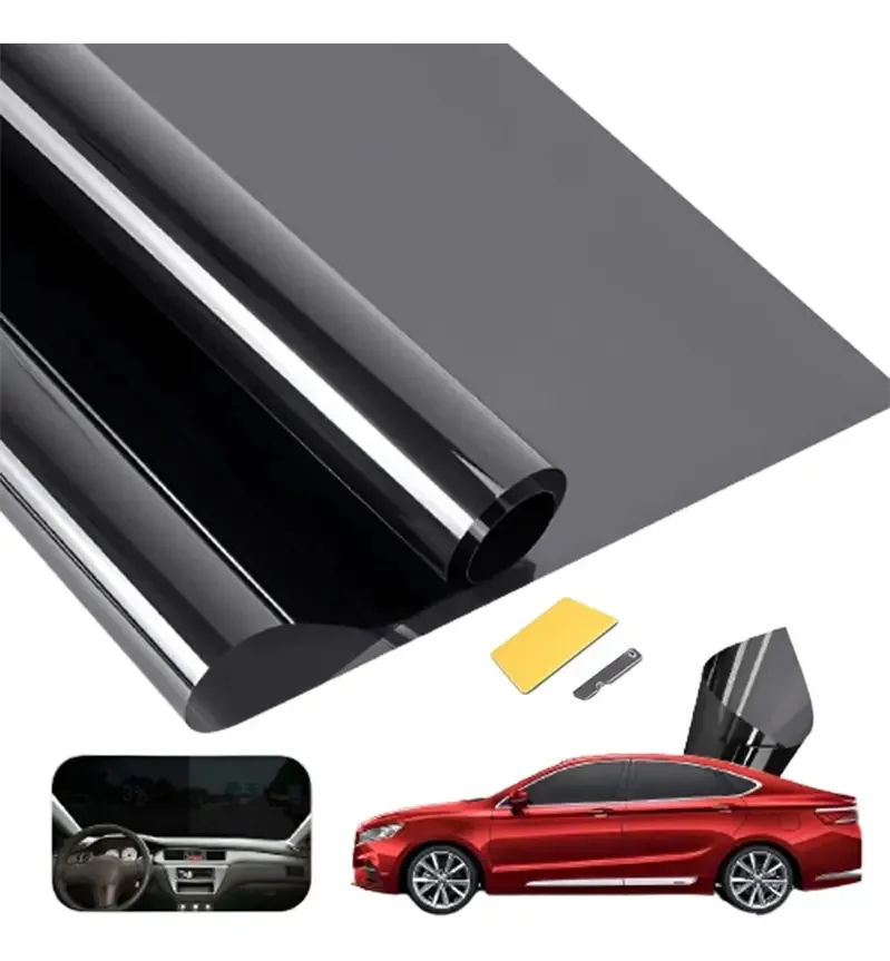 Rolo de papel polarizado anti-arranhões de 50 cm x 12 M, cor 20