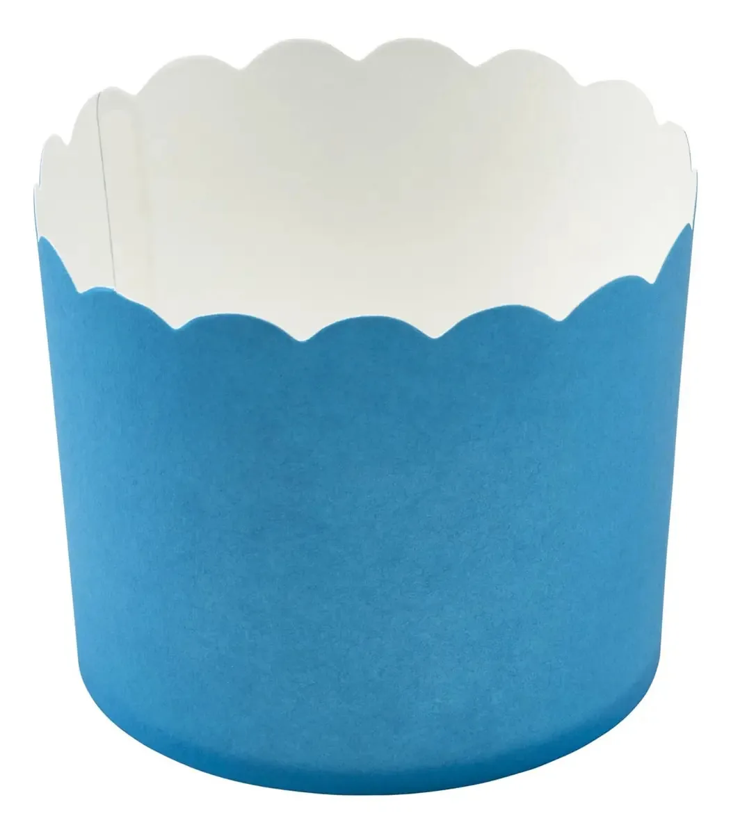 Formas de cozimento decopac Blue Scalloped, pacote com 5