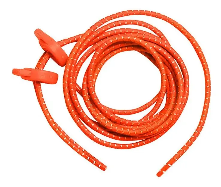 Cadarços Elásticos Zone3 Para Transições Rápidas Cor Laranja