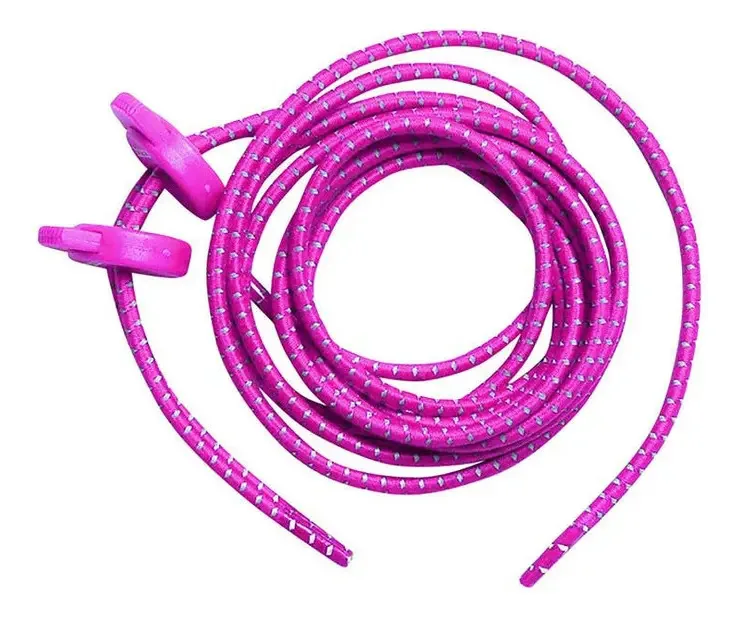 Cadarços Elásticos Zone3 Para Transições Rápidas Cor Rosa