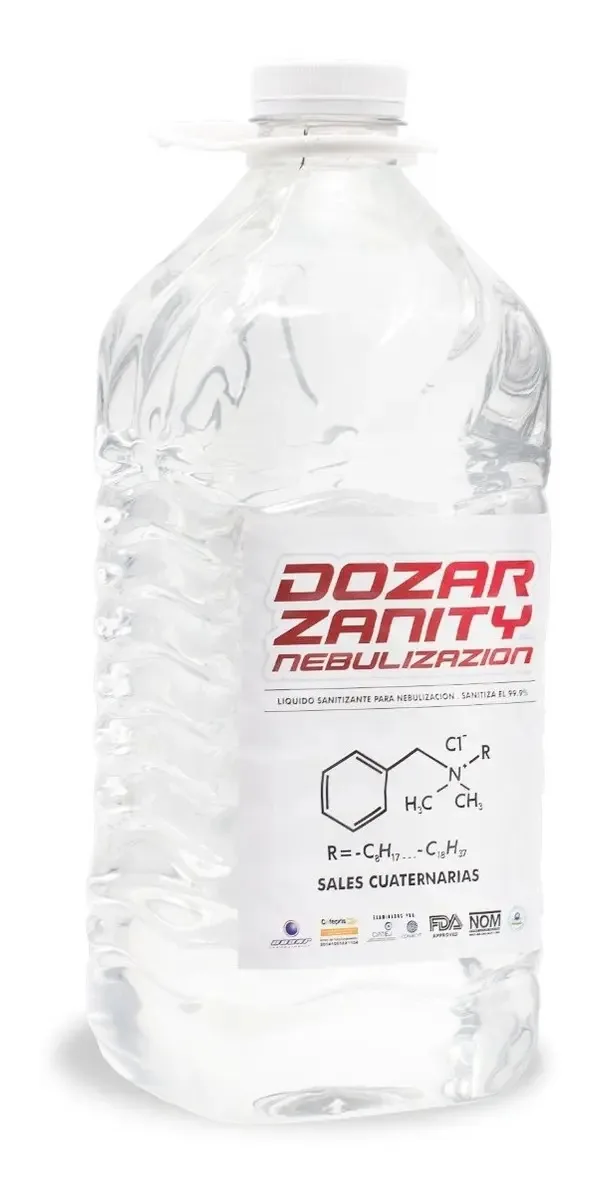 Desinfectante Liquido Sanitizante Para Maquina De Humo 3.8l Fragancia Neutro
