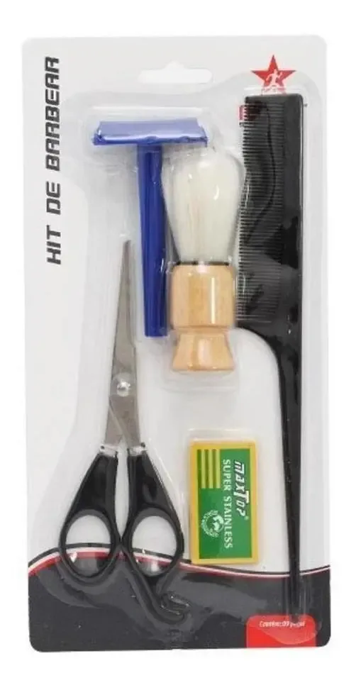 Aparelho De Barbear / Barbeador De Plastico Com Pincel-393