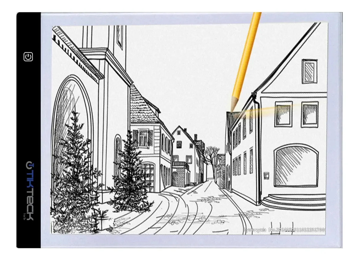 Caixa de Luz Led Portátil Ultra Fina para Desenho e Arte