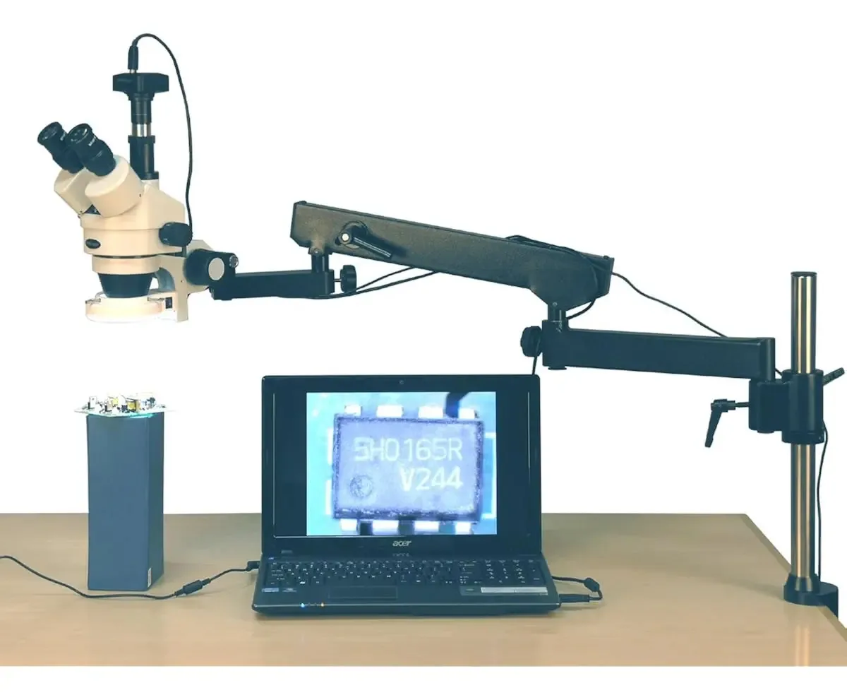 Microscópio digital profissional trinocular Sm 8tz 144s 10m