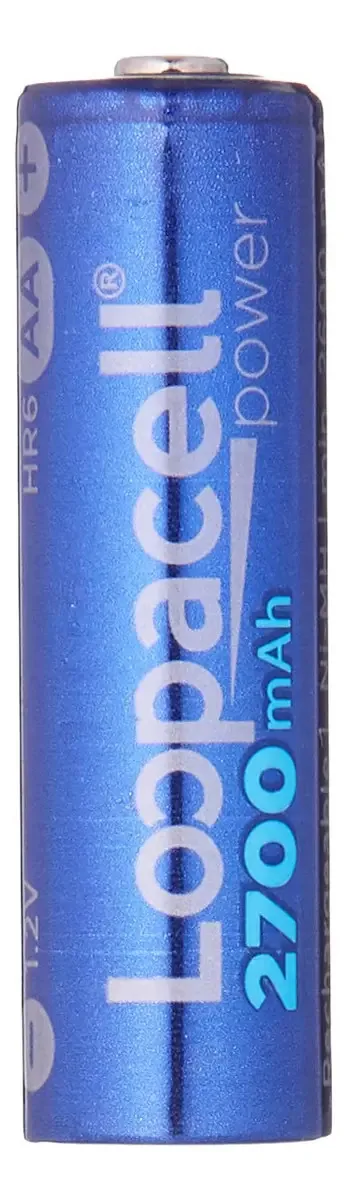 Pacote com 8 baterias para ferramentas elétricas Loopacell Aa Nimh 2700mah