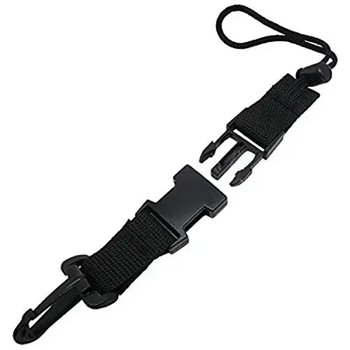 Opção de mergulho para mergulho: cinto de cordão preto com fivela D