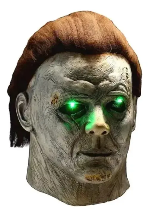 Máscaras de cosplay LED verde de Halloween Michael Myers