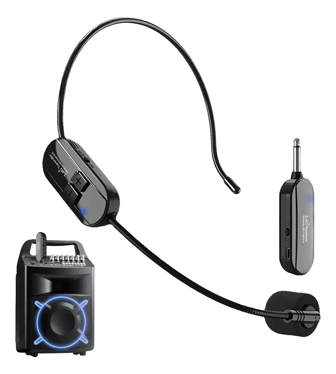 Ouvido Ensino Sem Fio iBoa CP11602 Recarregável 50m 2.4G