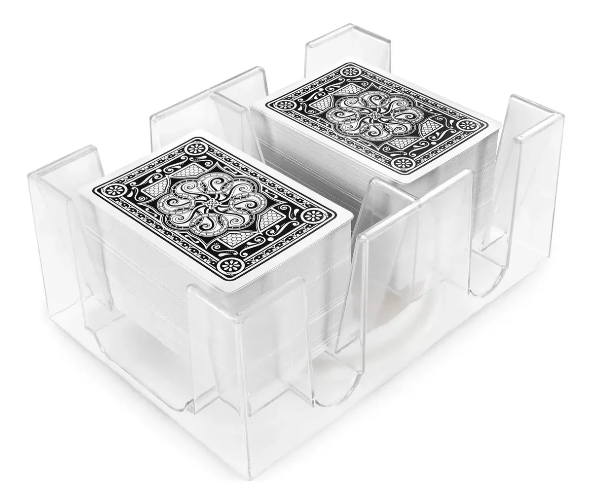 Bandeja Giratória para 6 Baralhos de Cartas da Brybelly