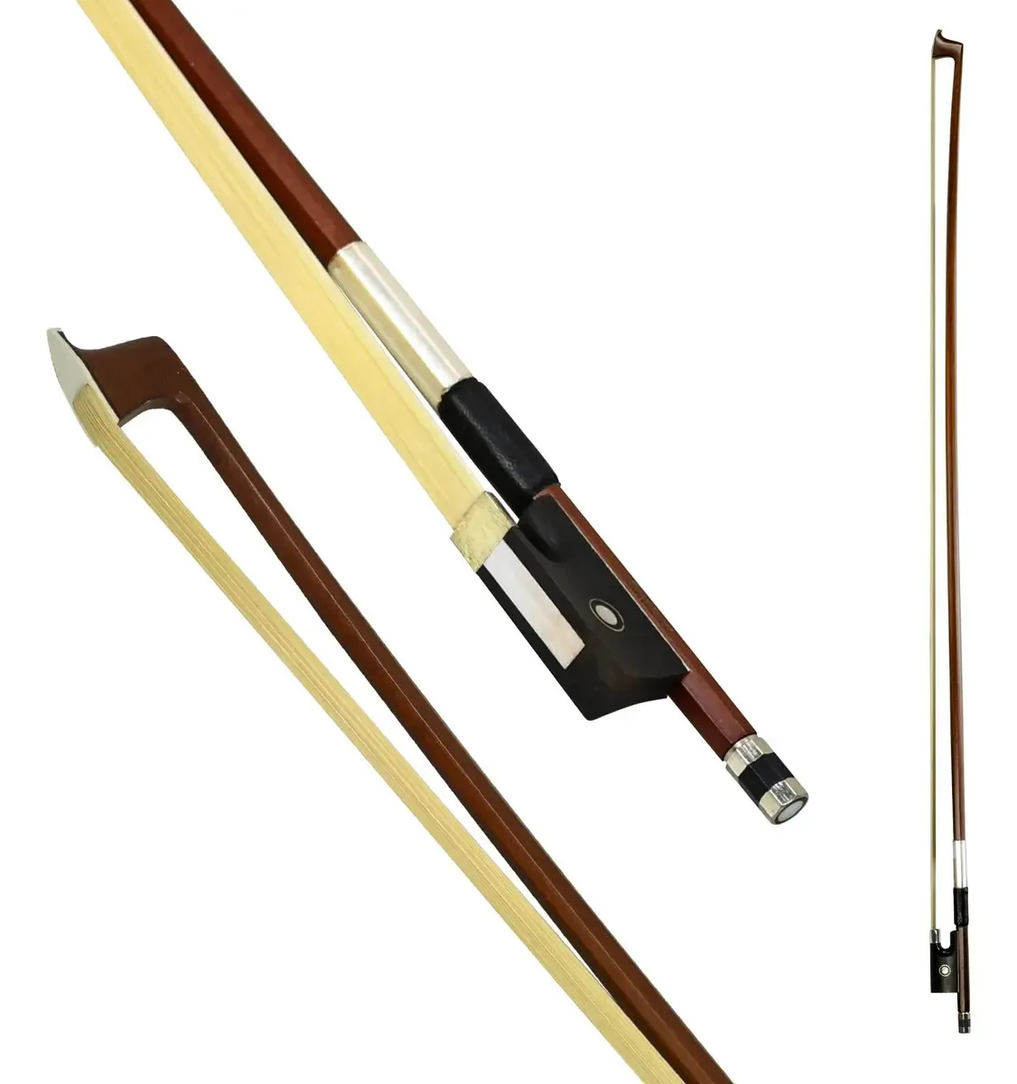 Giuliani Brazilwood - Arco de violino (duplo) cor prata