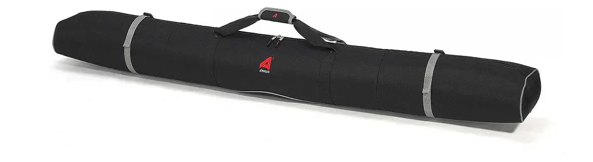 Bolsa de esqui acolchoada Athalon Solo, unissex, preta, 155 cm