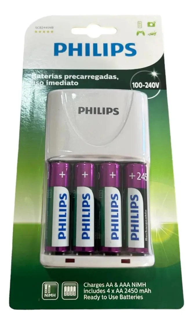Carregador Philips Mini Md Scb11120