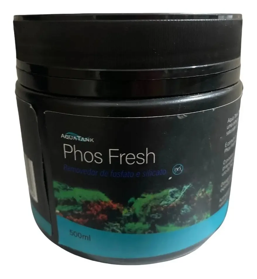 Aquatank Mídia Filtrante Para Aquário Phos Fresh 500ml