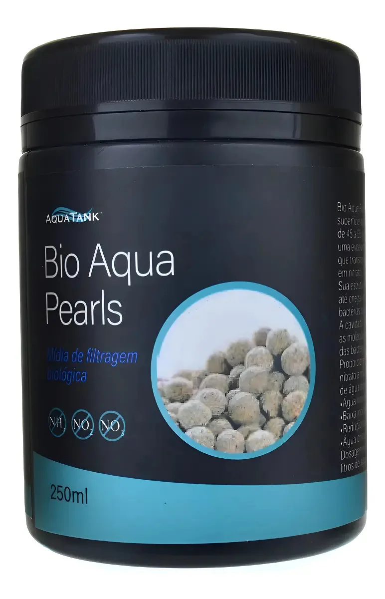 Aquatank Bio Aqua Pearls Mídia Biológica Para Aquário 250ml