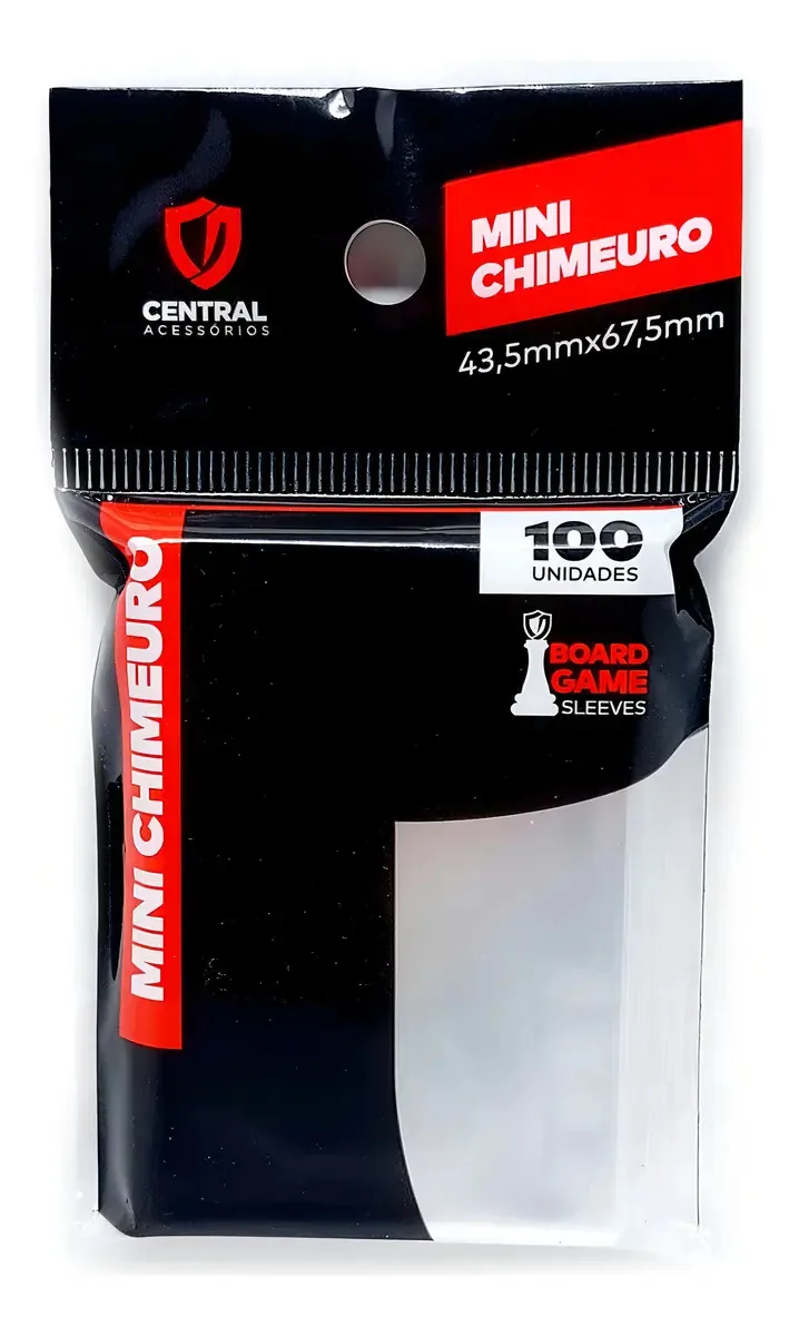 Sleeves Central Acessórios Mini Chimeuro 100 Cartas 47,5x67,5mm