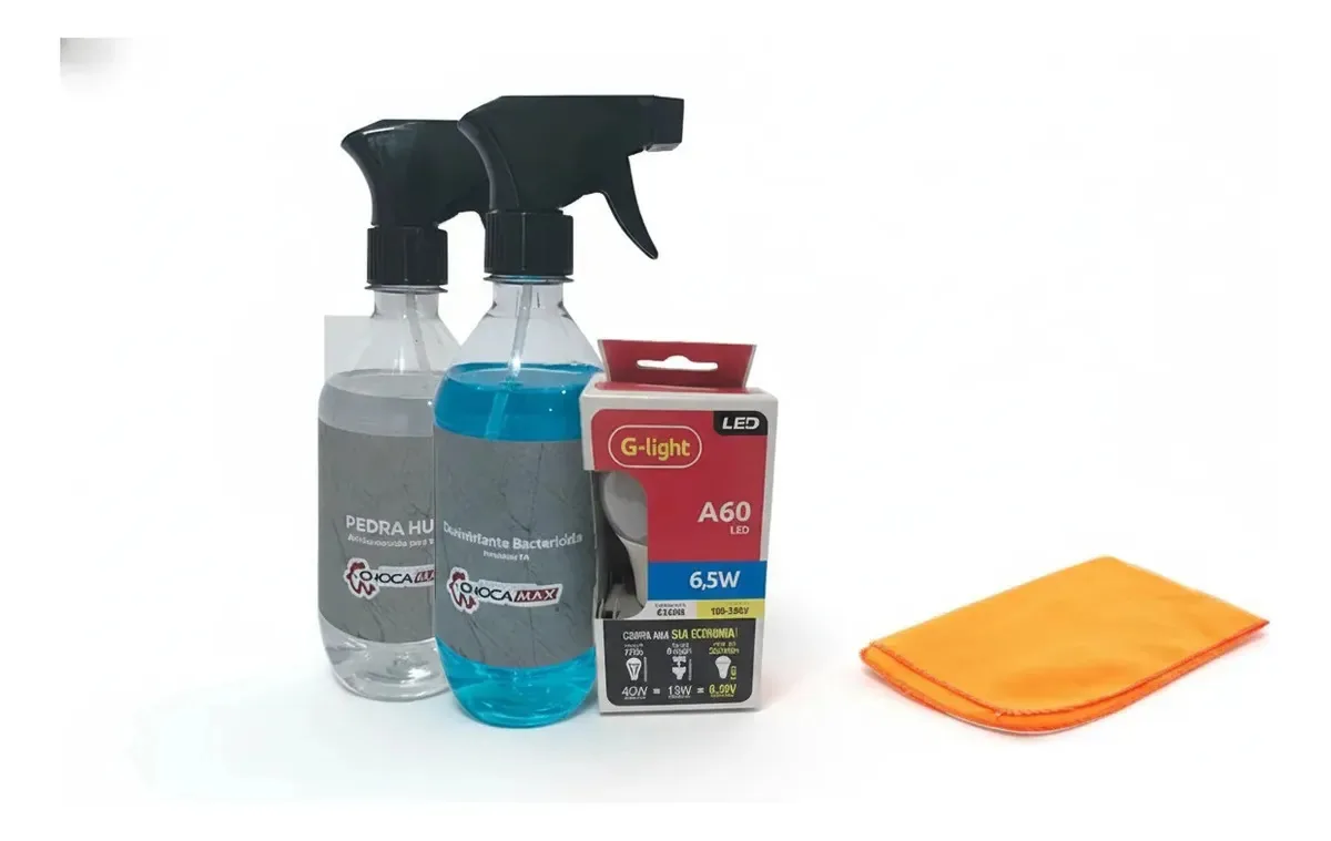 Kit Higienização Chocadeira Ovos Chocamax com Antibacteriano e Lâmpada LED