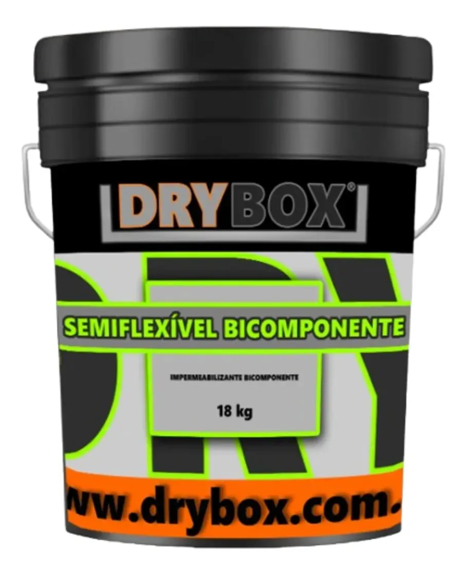 Cimento Impermeabilizante Semiflexível Drybox (18kg) - Branc