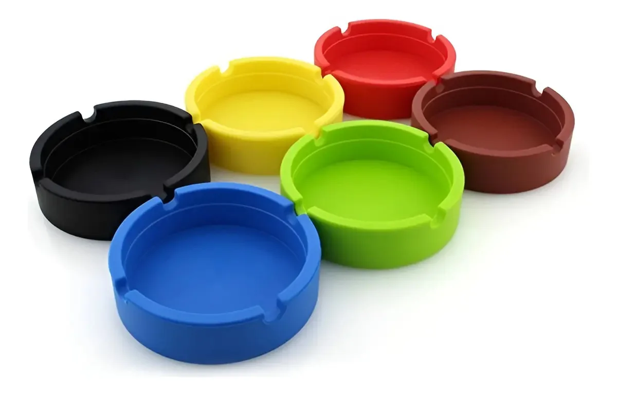 Cinzeiro Silicone Colorido