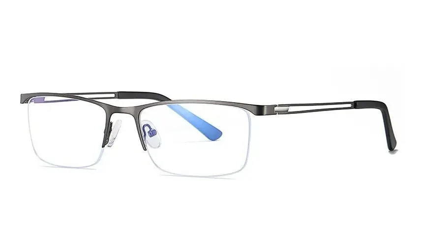 Lentes de metal cinza antifadiga para computador Entixo Computer