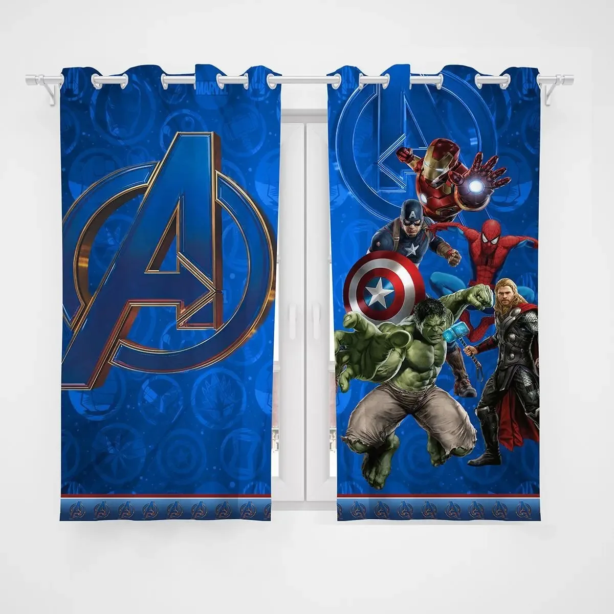 Cortina Infantil Vingadores