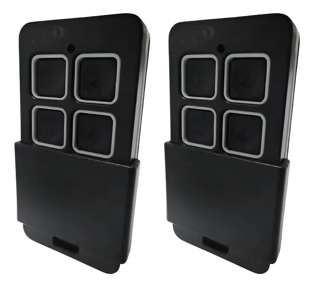 2 controles remotos Zap 4 canais preto/branco Ppa 433,93 mhz
