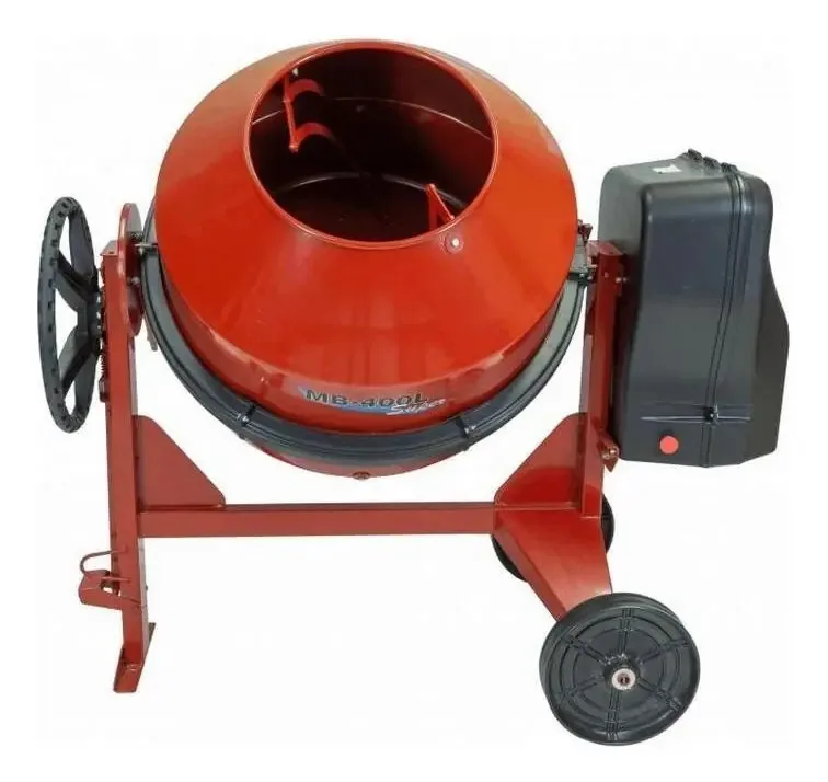 Betoneira Com Motor 2cv E Chave De Seguranca 400l Trif