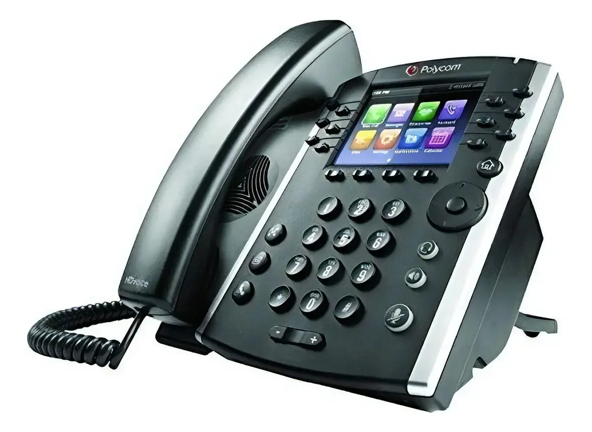 Telefone Multimídia Polycom Vvx411 Preto