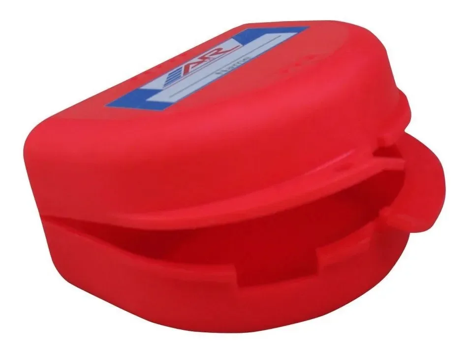 Estojo de proteção bucal esportivo, Vermelho