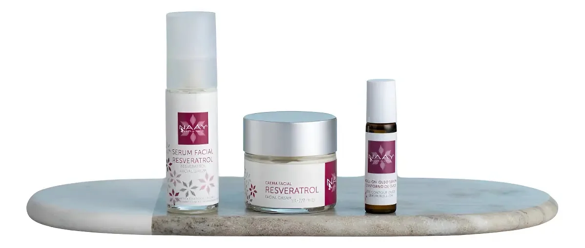 Rotina Facial Antienvelhecimento e Antimanchas com Resveratrol